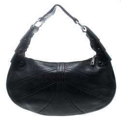 Bally Black Leather Hobo