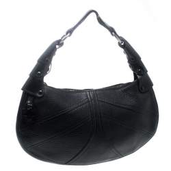 Bally Black Leather Hobo