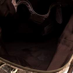 Bally Beige Python Top Handle Bag