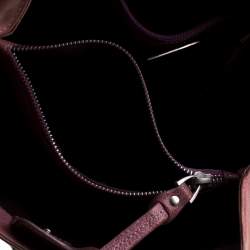 Bally Tan Leather Zippered Pocket Hobo