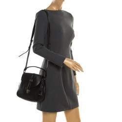 Bally Black Leather Crossbody Bag