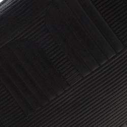Bally Black Branchville Embossed Leather Shoulder Bag