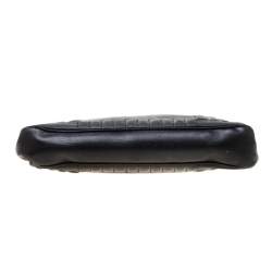 Bally Black Branchville Embossed Leather Shoulder Bag