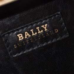 Pre Owned Bally Brown Sequins Embellished Clutch Bag