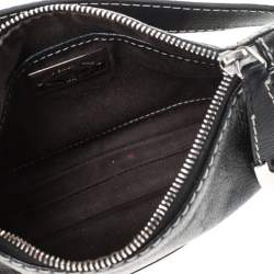Bally Black Leather Pochette Bag