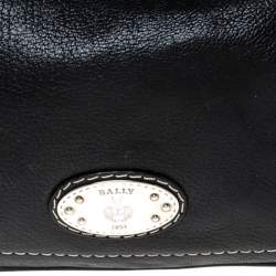 Bally Black Leather Pochette Bag