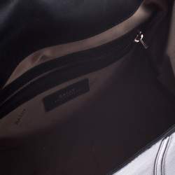 Pre Owned Bally Black Leather Top Handle Bag