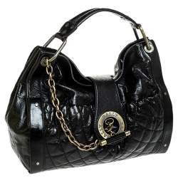 Bally Black Leather Meg T Shoulder Bag 