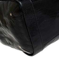 Bally Black Leather Meg T Shoulder Bag 