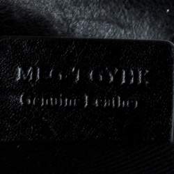 Bally Black Leather Meg T Shoulder Bag 