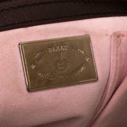 Bally Brown Leather Drawstring Shoulder Bag