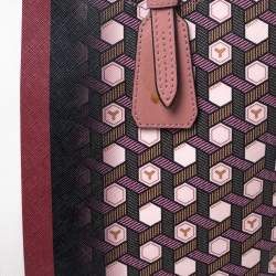 Bally Multicolor Printed Coated Canvas Bernina Tote