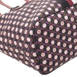 Bally Multicolor Printed Coated Canvas Bernina Tote