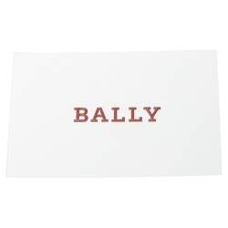 Bally Red Croc Embossed Leather Flap Shoulder Bag