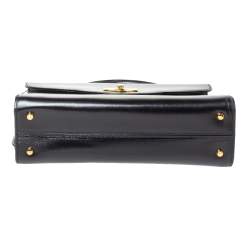 Bally Black Leather Vintage Top Handle Bag