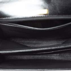 Bally Black Leather Vintage Top Handle Bag