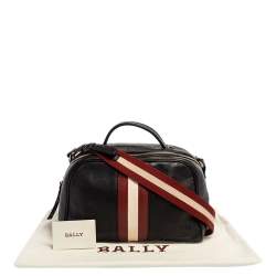 Pre Owned Bally Black Leather Tulie Top Handle Bag