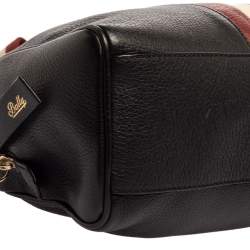 Pre Owned Bally Black Leather Tulie Top Handle Bag