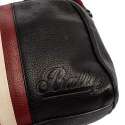 Pre Owned Bally Black Leather Tulie Top Handle Bag