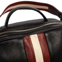 Pre Owned Bally Black Leather Tulie Top Handle Bag