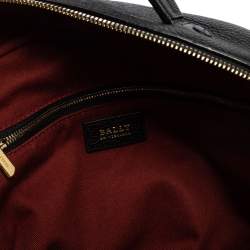 Pre Owned Bally Black Leather Tulie Top Handle Bag