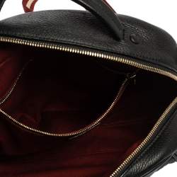 Pre Owned Bally Black Leather Tulie Top Handle Bag