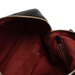 Pre Owned Bally Black Leather Tulie Top Handle Bag