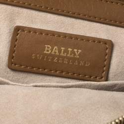 Pre Owned Bally Brown Leather Madrielle Satchel