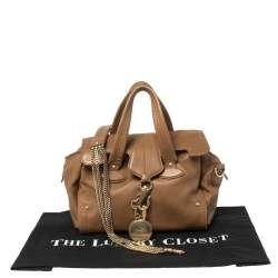 Pre Owned Bally Brown Leather Madrielle Satchel