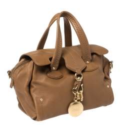 Pre Owned Bally Brown Leather Madrielle Satchel