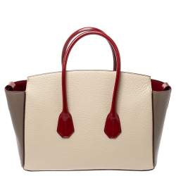 Pre Owned Bally Tricolor Leather Medium Sommet Tote