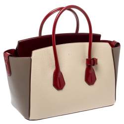 Pre Owned Bally Tricolor Leather Medium Sommet Tote