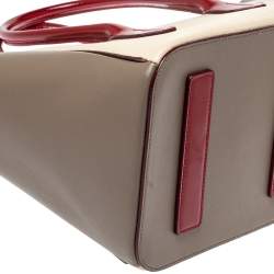 Pre Owned Bally Tricolor Leather Medium Sommet Tote