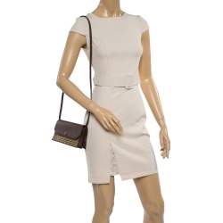 Bally Tri Color Coated Canvas Stafford Crossbody Bag