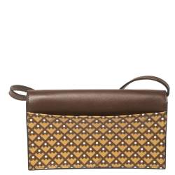 Bally Tri Color Coated Canvas Stafford Crossbody Bag