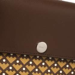 Bally Tri Color Coated Canvas Stafford Crossbody Bag