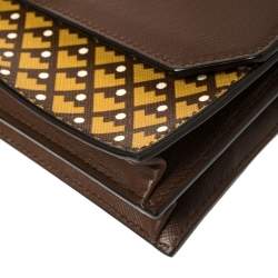 Bally Tri Color Coated Canvas Stafford Crossbody Bag