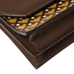 Bally Tri Color Coated Canvas Stafford Crossbody Bag