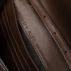 Bally Tri Color Coated Canvas Stafford Crossbody Bag