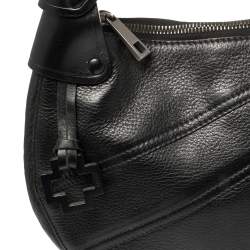 Pre Owned Bally Black Leather Hobo