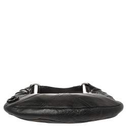 Pre Owned Bally Black Leather Hobo