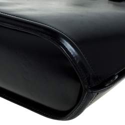 Bally Black leather Logo Top Handle Bag
