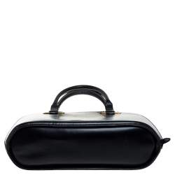 Bally Black leather Logo Top Handle Bag