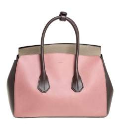 Bally Tri Color Leather Medium Sommet Satchel