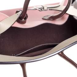 Bally Tri Color Leather Medium Sommet Satchel