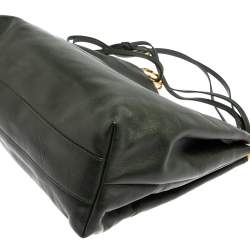Pre Owned Bally Green Leather Hobo