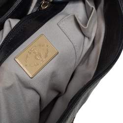 Pre Owned Bally Black Leather Chlorina Tote