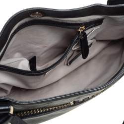 Pre Owned Bally Black Leather Chlorina Tote