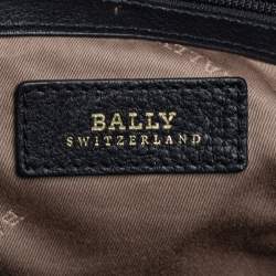 Pre Owned Bally Black Leather Satchel