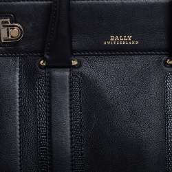 Pre Owned Bally Black Leather Satchel